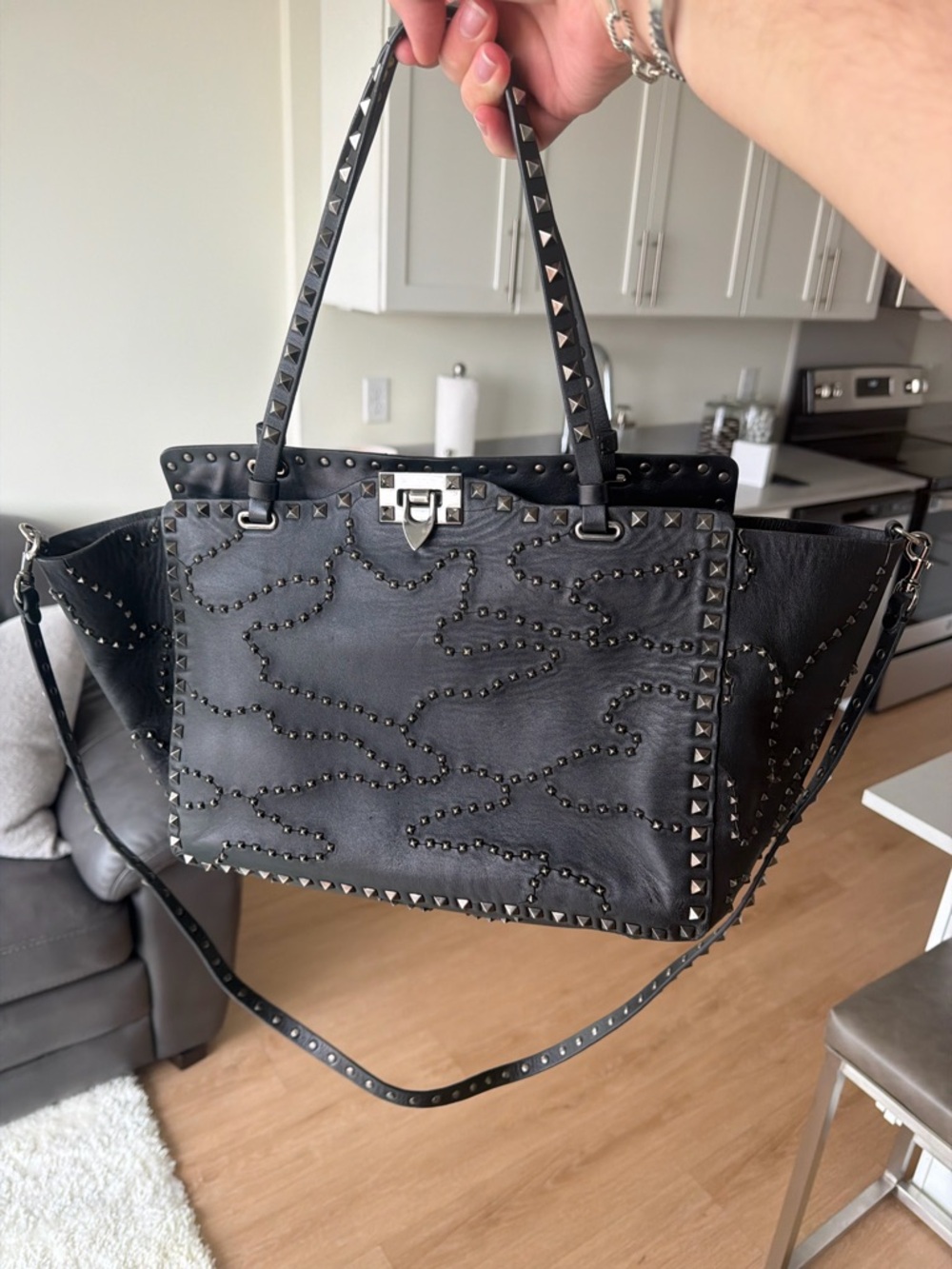 Limited Edition Valentino Rockstud Tote